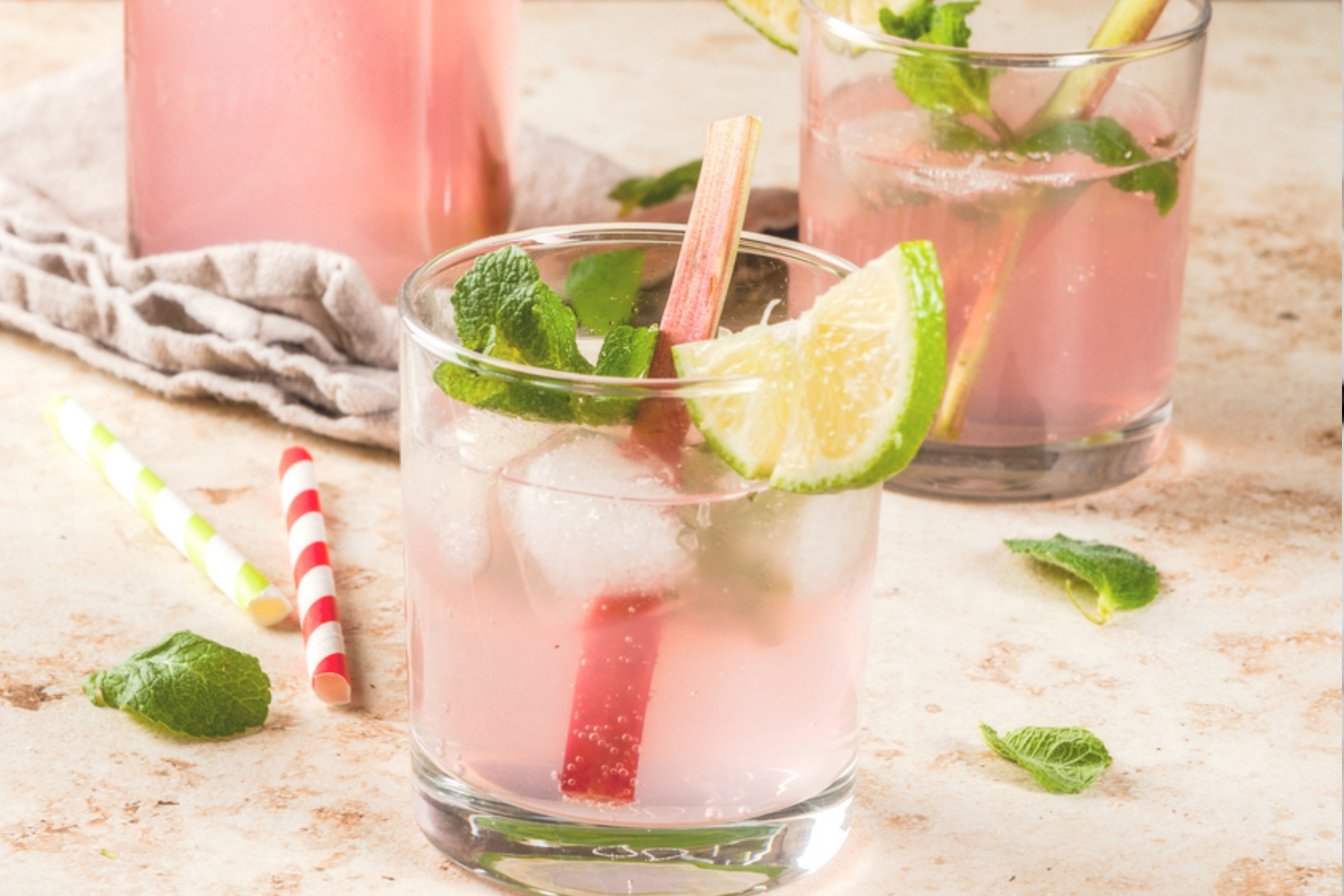 Rhubarb Mocktail