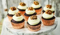 Gluten-free beetroot cupcakes
