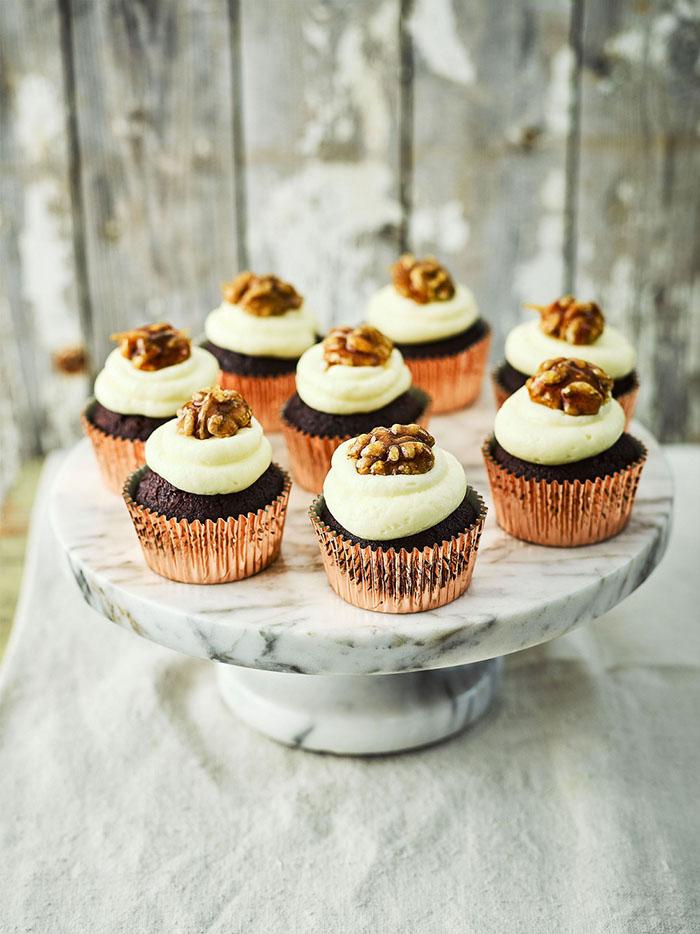 Gluten-free beetroot cupcakes