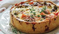Gluten-free salmon pie