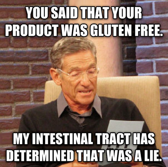 things that annoy you when you're gluten-free