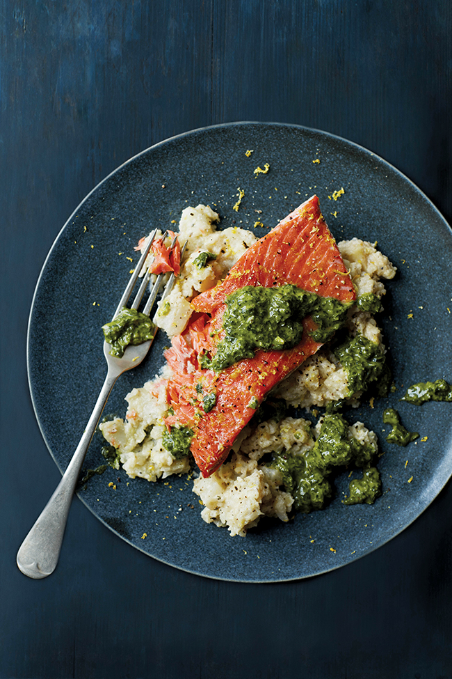 cauliflower and celeriac mash