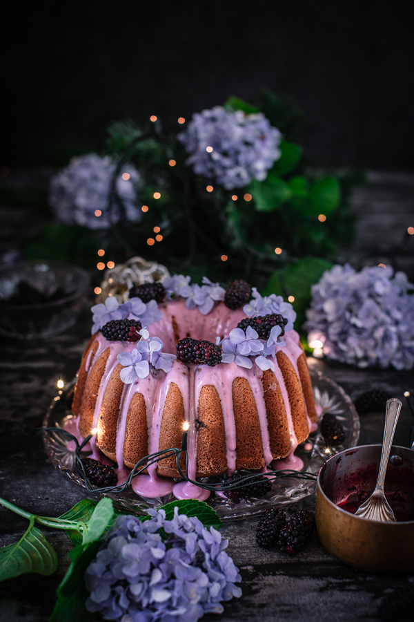 Gluten-Free Blackberry Yoghurt Cake