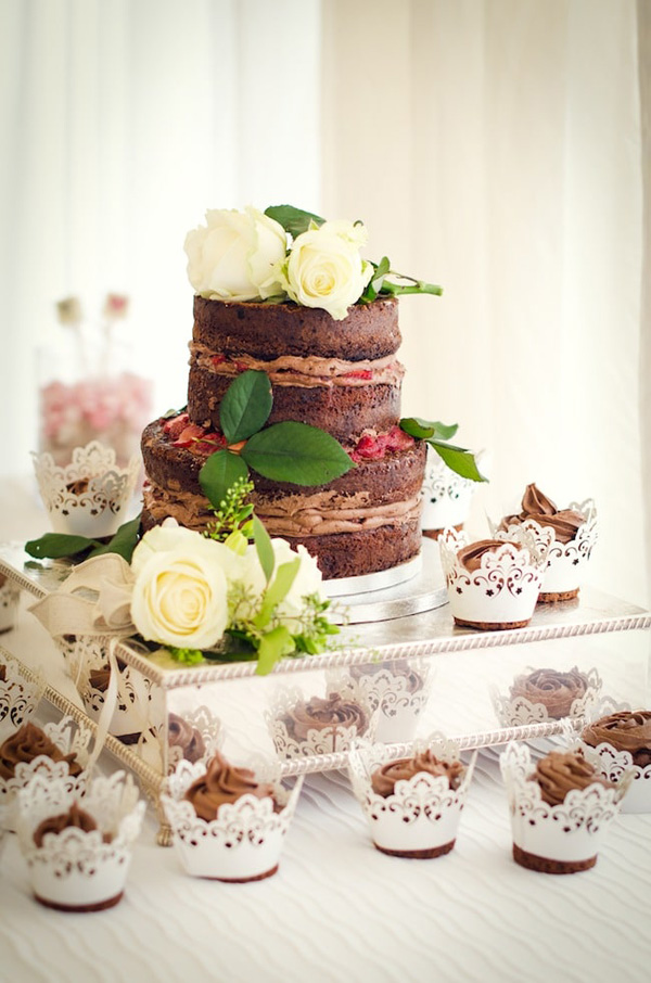 GF chocolate cake and cupcakes