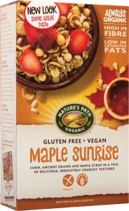 Maple sunrise gluten-free cereal