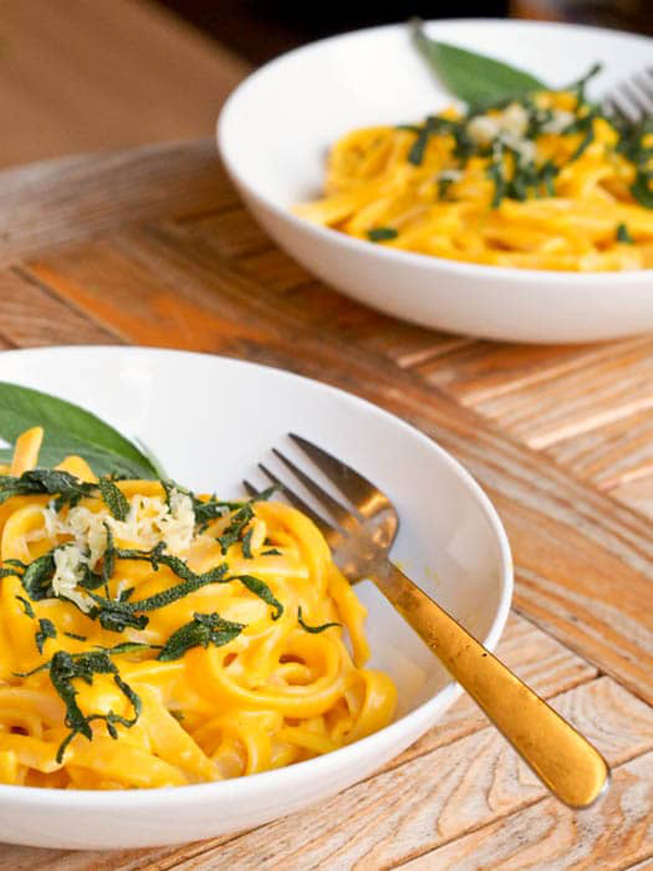 gluten-free pumpkin pasta