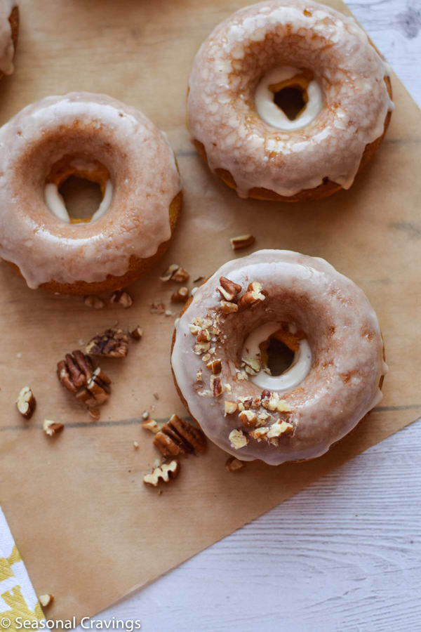 gluten-free pumpkin doughnuts