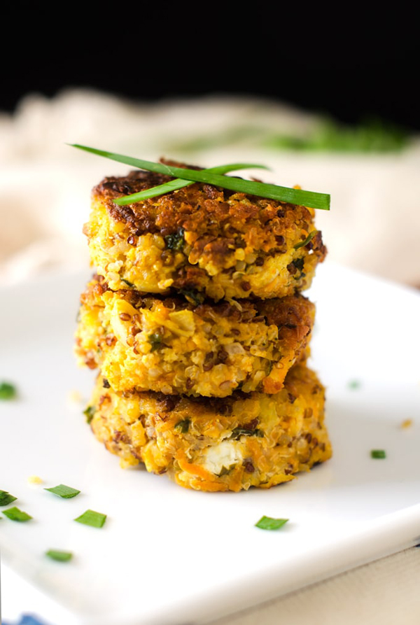 gluten-free pumpkin quinoa patties