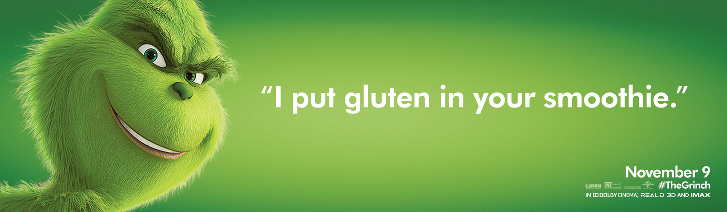 the grinch adverts gluten free 