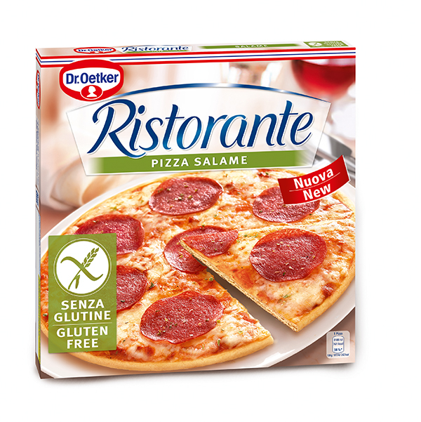 Schar Bonta Gluten Free Salami Pizza Thin & Crispy Frozen