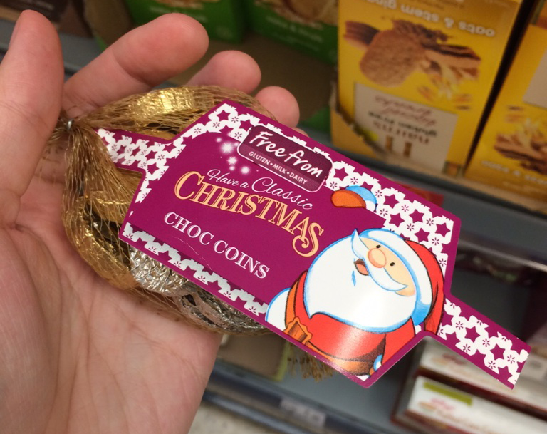 ASDA Christmas Free From Choc Coins