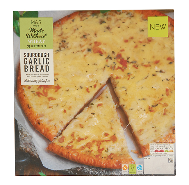 marks and spencer gluten-free pizza