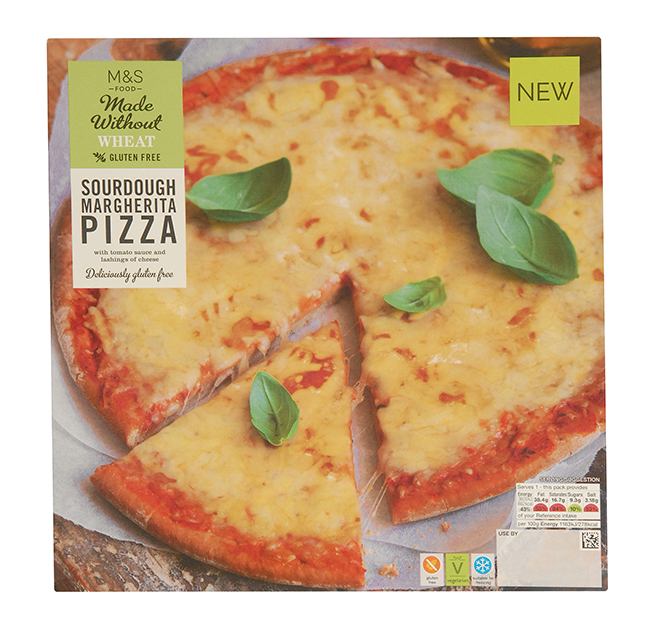 marks and spencer gluten-free pizza