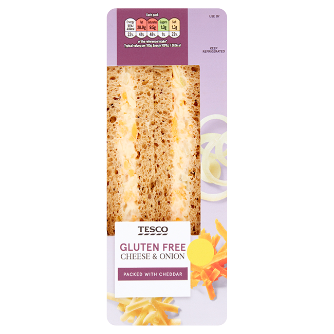 tesco gluten-free sandwiches