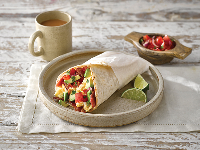 Gluten-Free breakfast burrito 