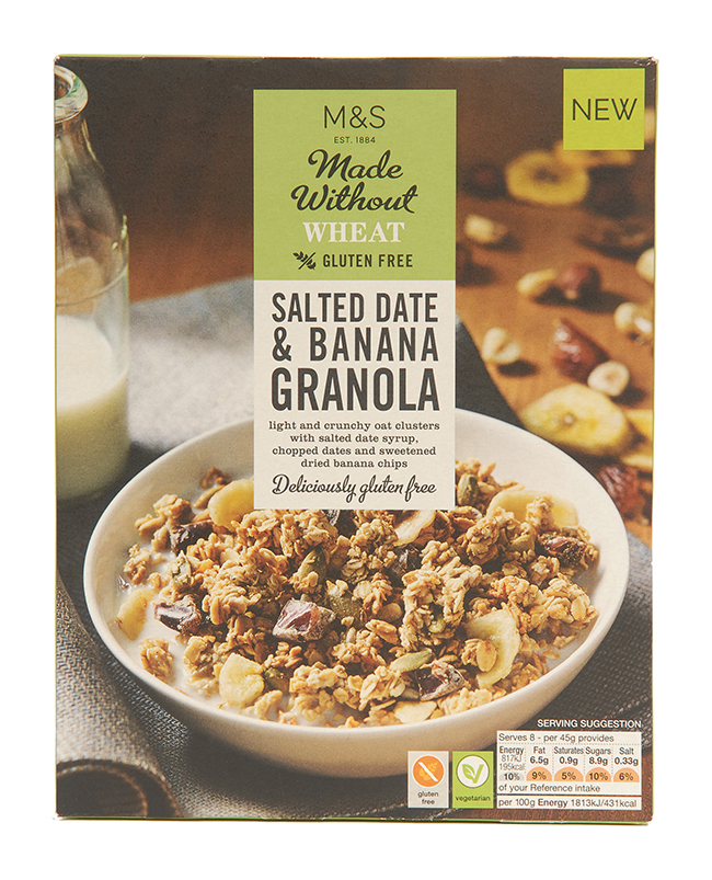 Marks & Spencer gluten-free cereal