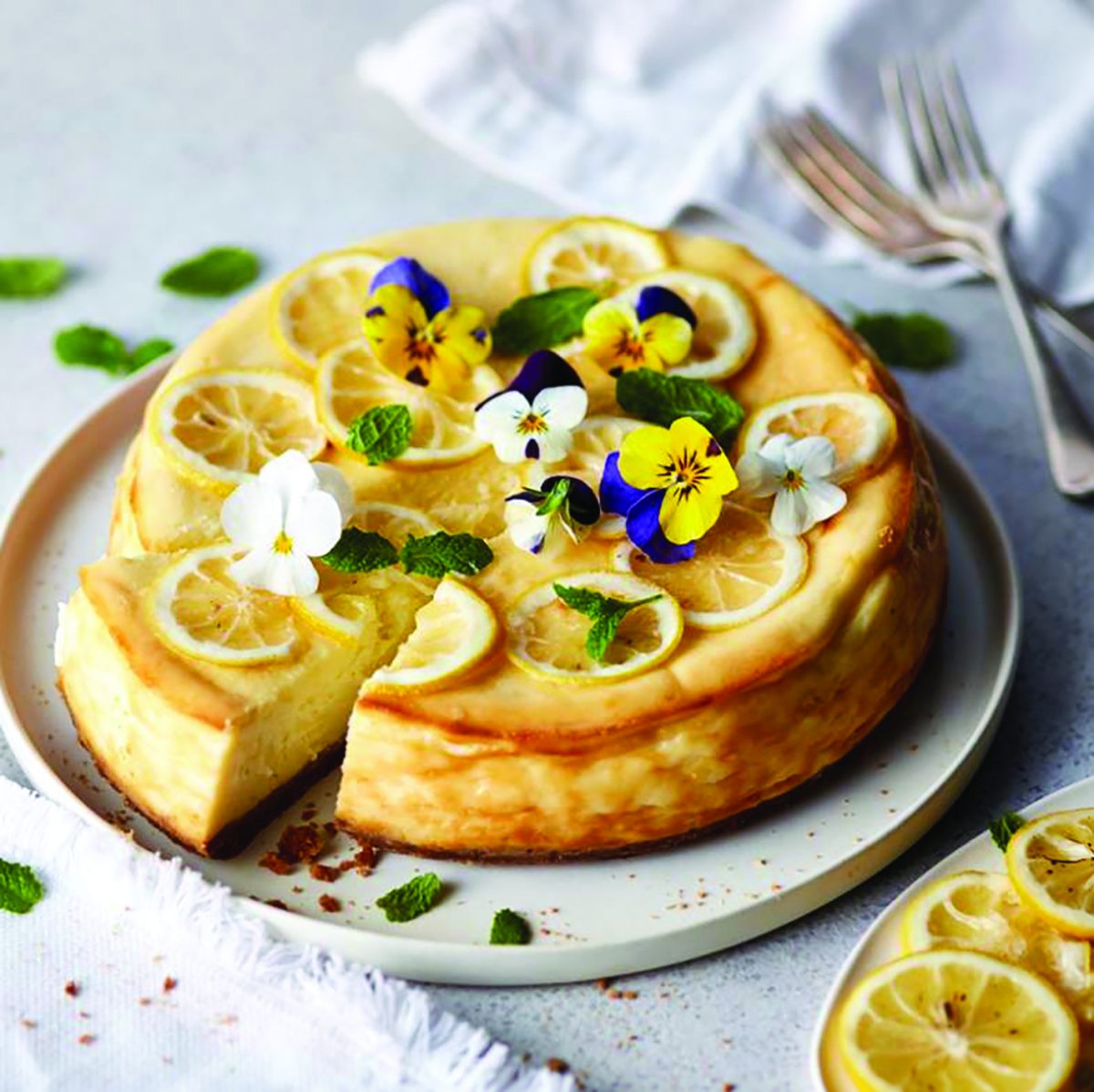 Ultimate baked lemon cheesecake recipe GlutenFree Heaven