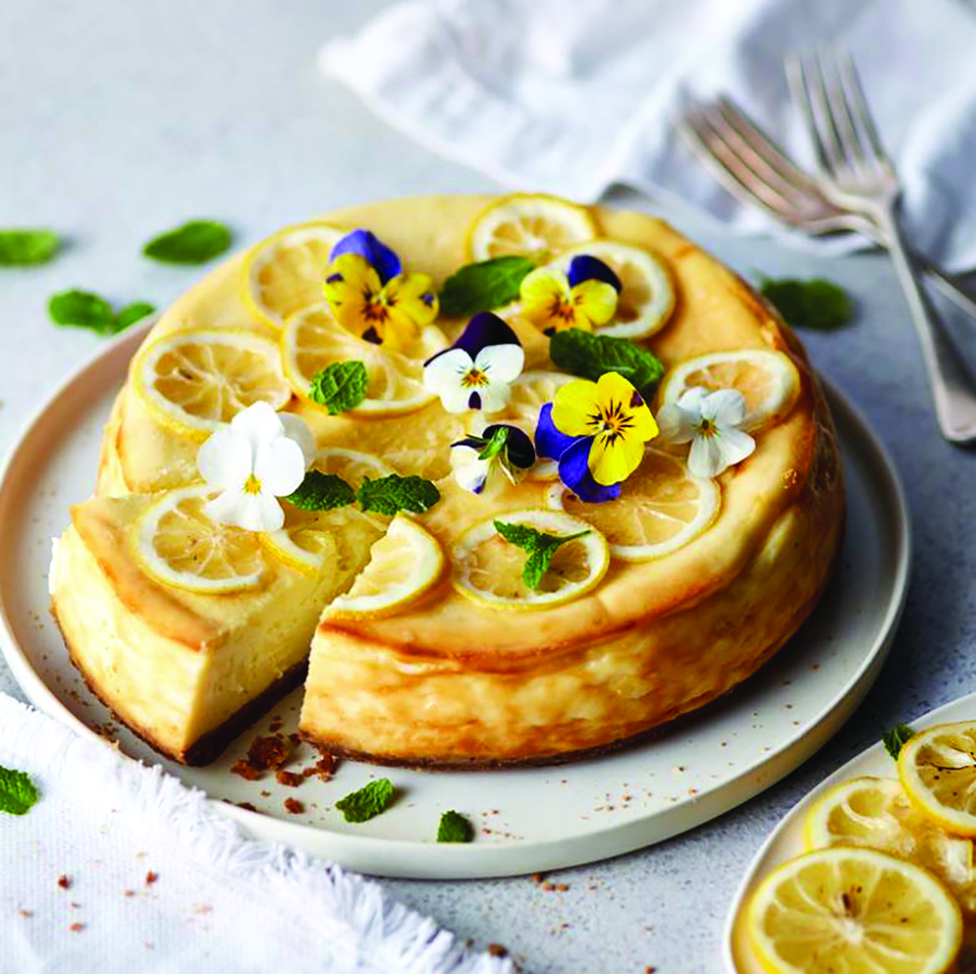 Ultimate baked lemon cheesecake recipe