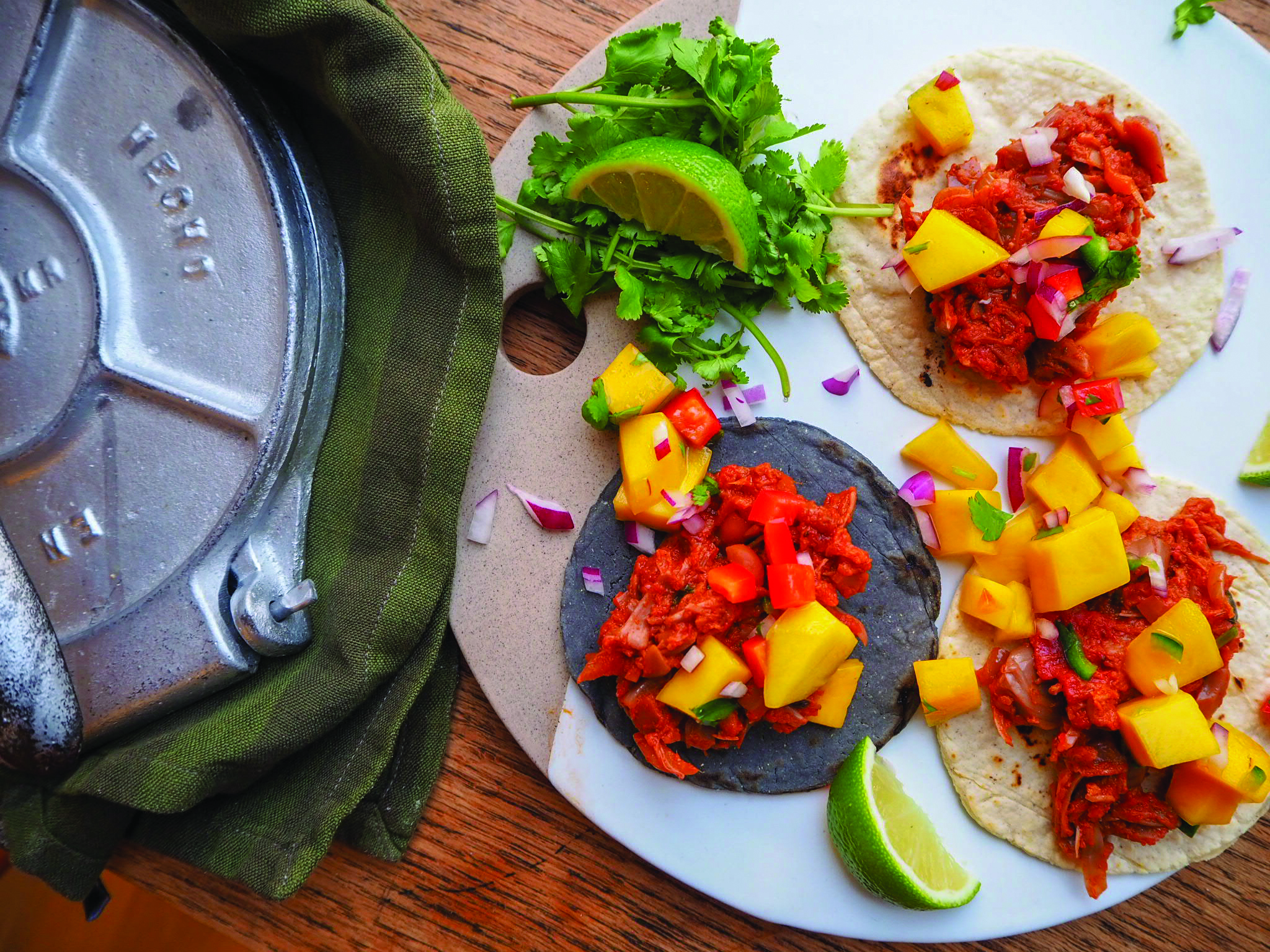 jackfruit tinga tortillas