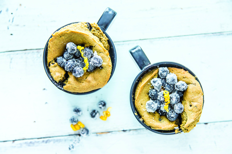 Blueberry Lemon Muffin Mug Cake