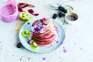 red velvet pancakes