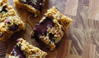 Banana sweet potato flapjacks