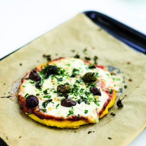 Polenta pizza