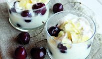 cherry and white chocolate dessert