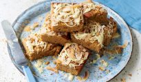 coconut blondies