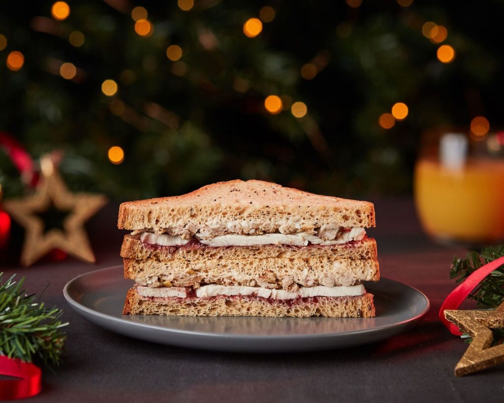 christmas gluten-free sandwich