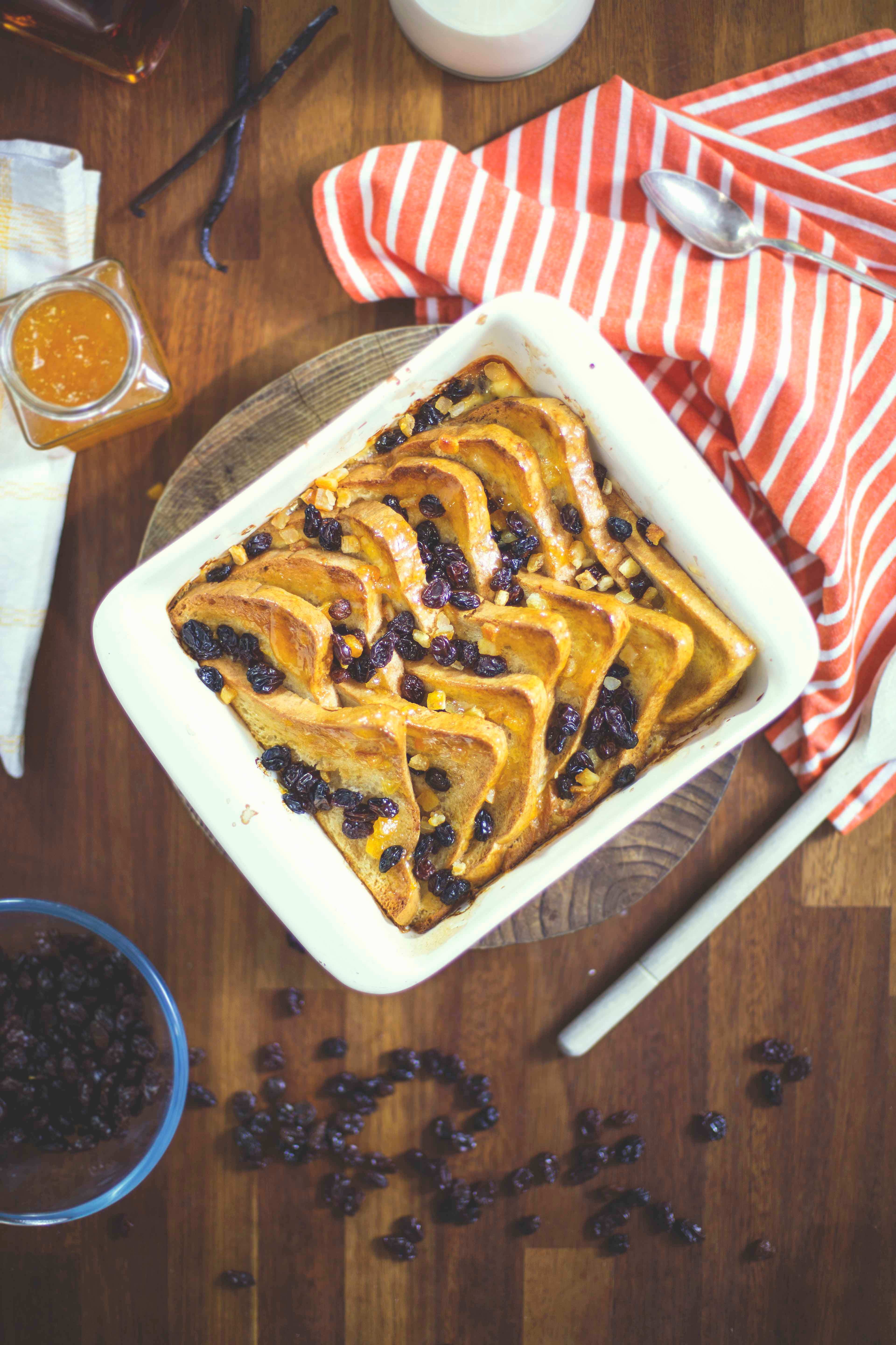 gluten-free bread and butter pudding