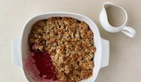 raspberry crumble
