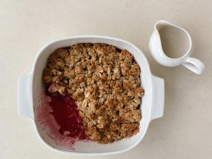 raspberry crumble