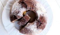 Marble ciambella cake