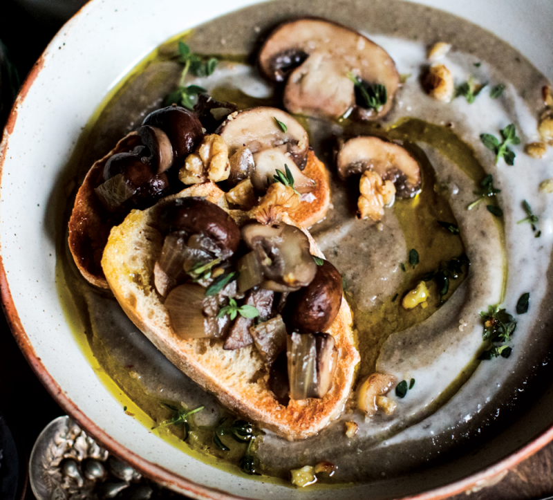 creamy mushroom soup