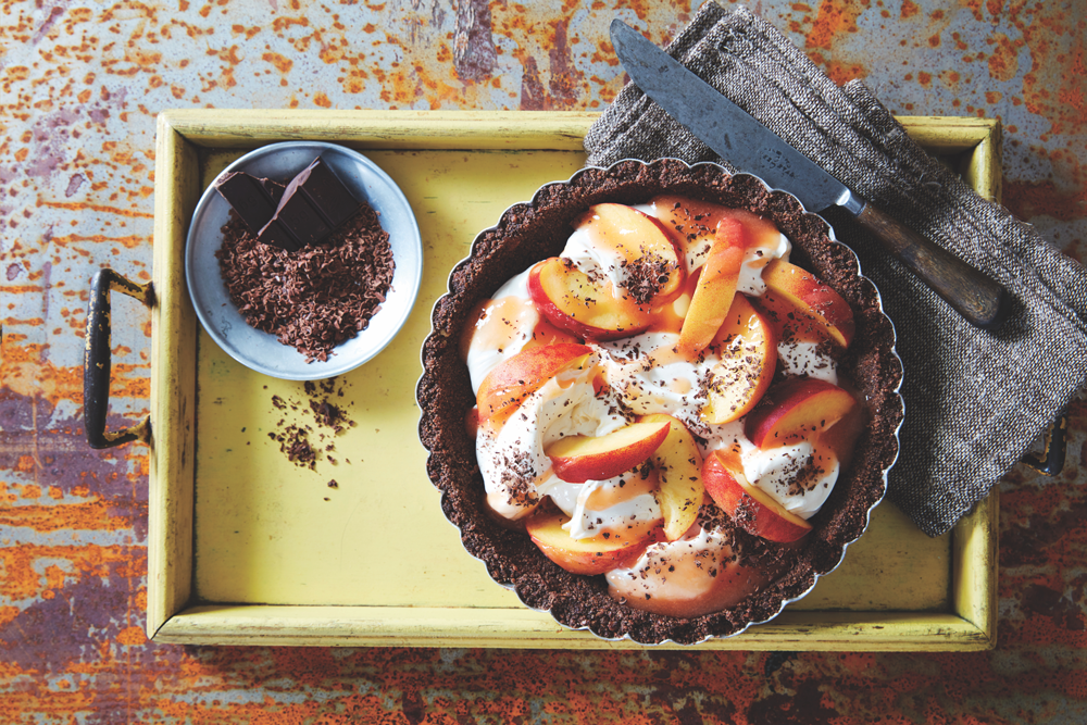 chocolate mascarpone tart