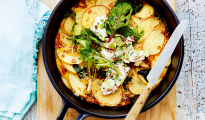 Potato & bacon tortilla
