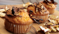 Gluten-free apple chip muffins