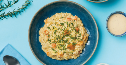 Roasted vegetable risotto
