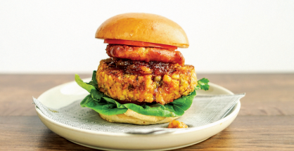 Gluten-free vegetarian burgers