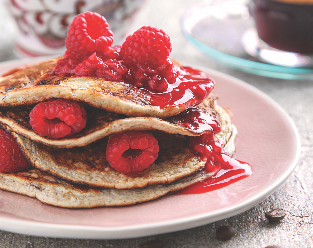 Gluten-free oat pancakes