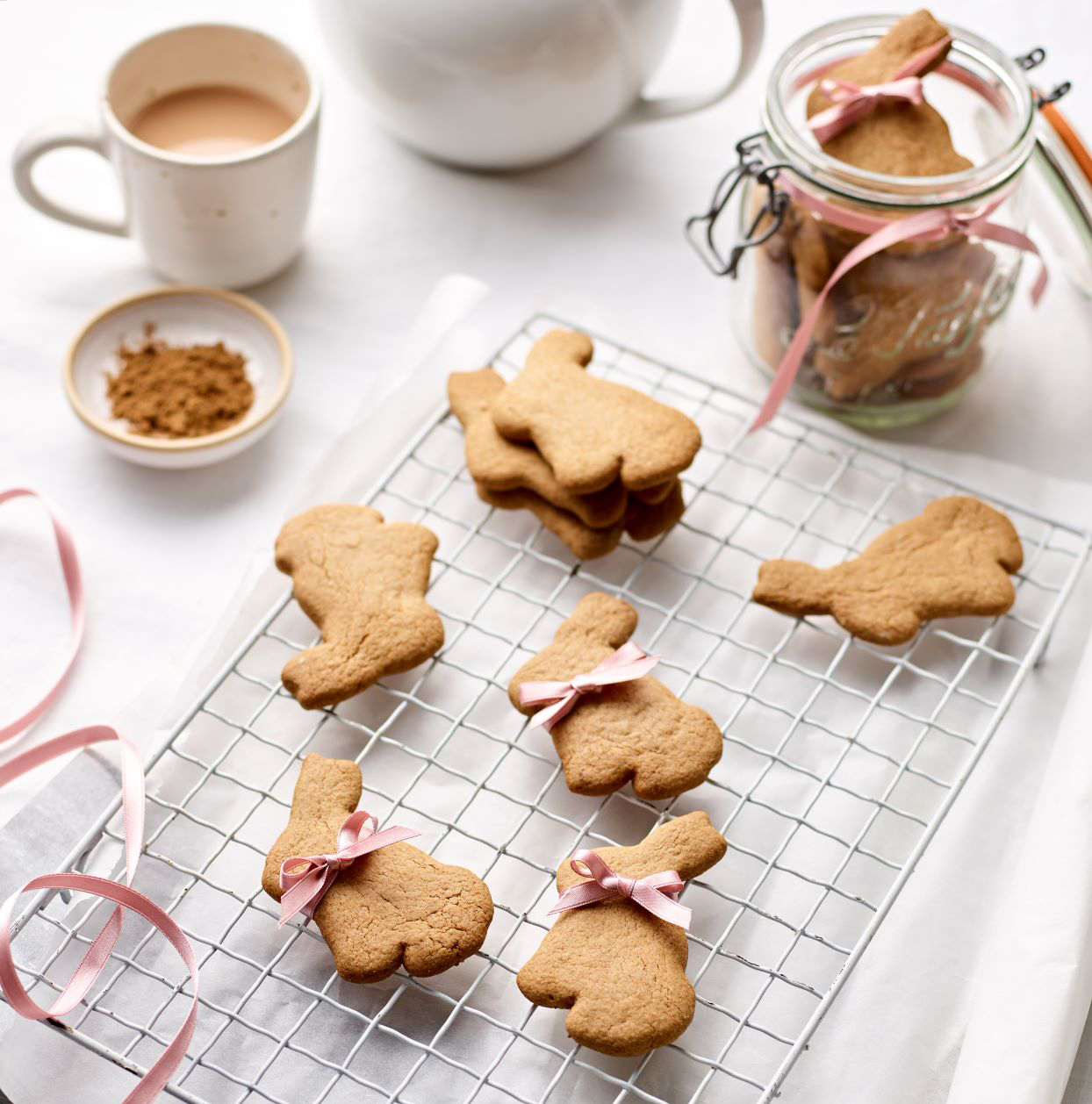 Gluten-free Easter bunny biscuits