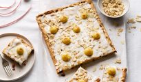Gluten-free Simnel traybake