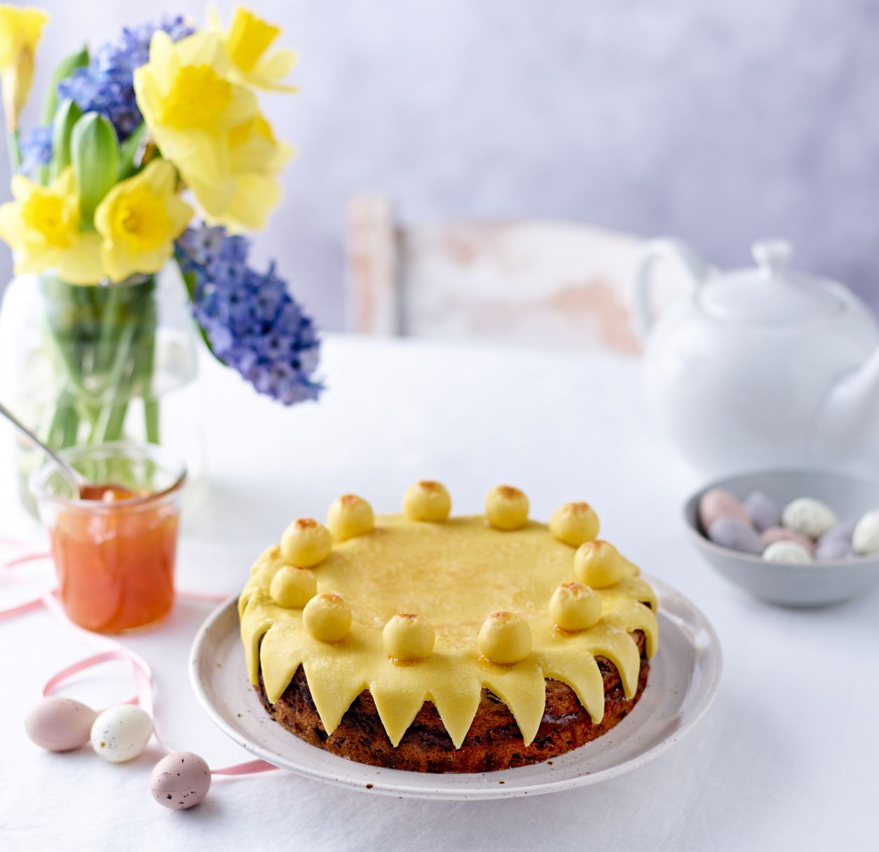 Gluten-free and vegan Easter Simnel cake