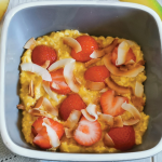 Summer mango gluten-free porridge