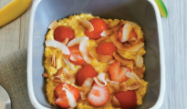 Summer mango gluten-free porridge
