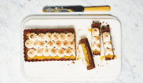 Gluten-free lemon meringue tart