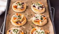 Chantenay and Goat's Cheese Tarts