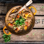 Pork, Spanish Persimon® and Cider Casserole