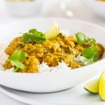 Red lentil coconut curry